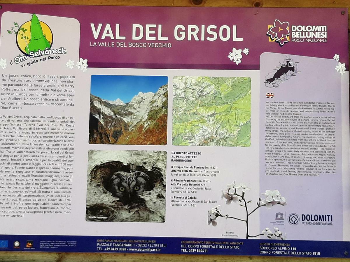 Kalipe Dolomiti Lejlighed Soffranco Eksteriør billede